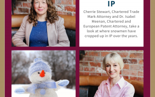 Cherrie Stewart, Chartered Trade Mark Attorney and Dr. Isabel Meenan, Chartered and European Patent Attorney.