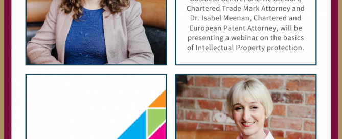 Cherrie Stewart and Isabel Meenan host a webinar on IP protection with the Ballymena Business Centre