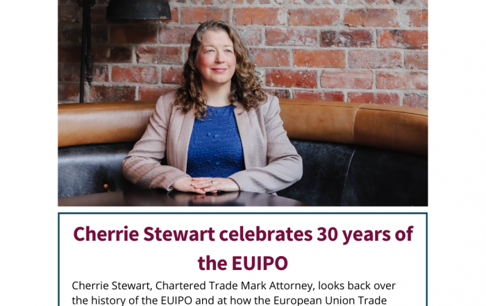 Cherrie Stewart celebrates 30 years of the EUIPO